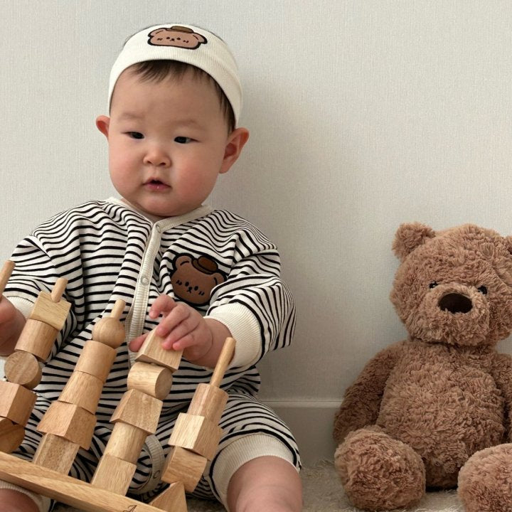 [PRE-ORDER] Snap Bear Body Suit + Hair Band Set