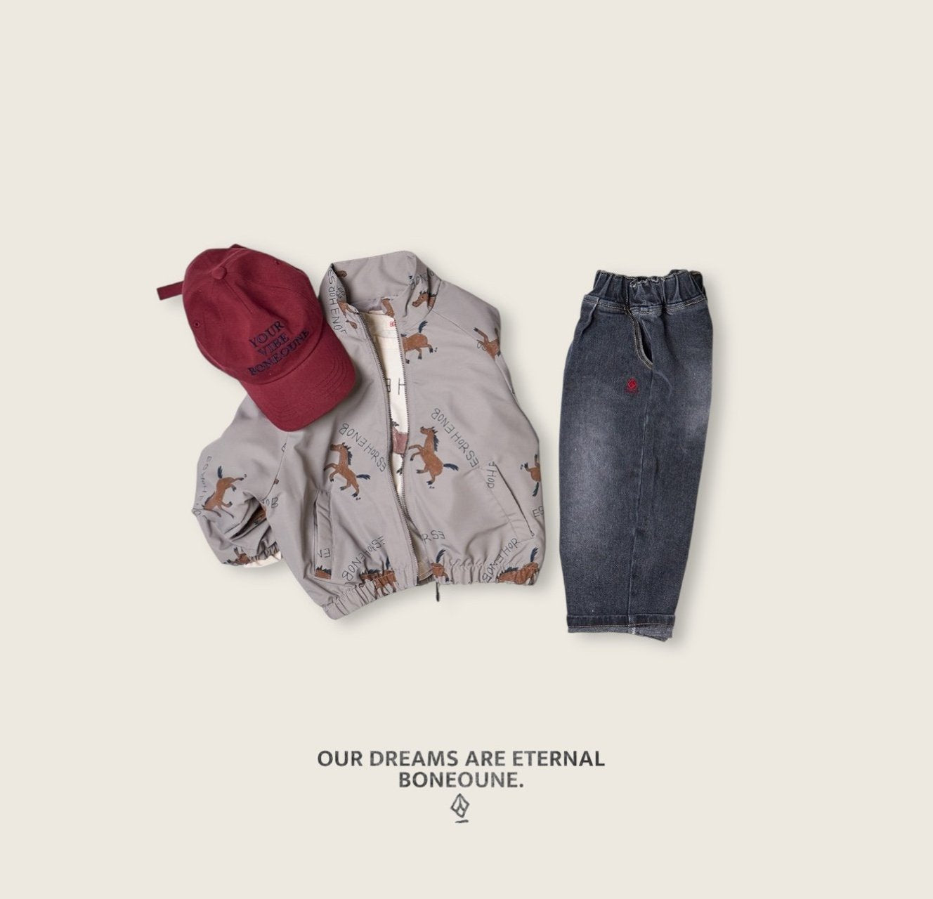 [PRE-ORDER] Autumn Horse Raglan Jacket