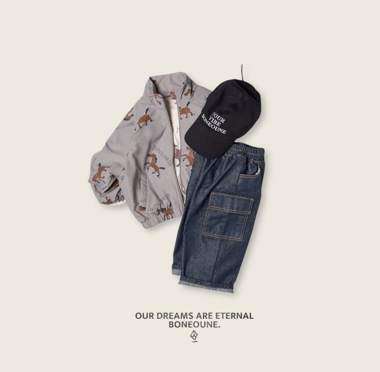 [PRE-ORDER] Autumn Horse Raglan Jacket