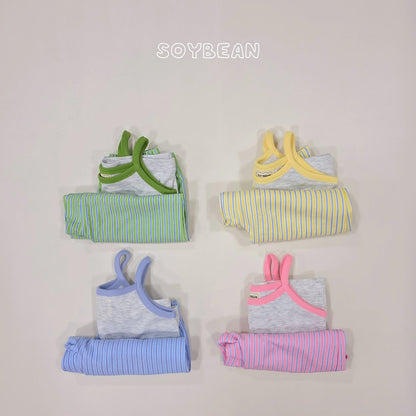 [PRE-ORDER] Travel Seersucker Top Bottom Set