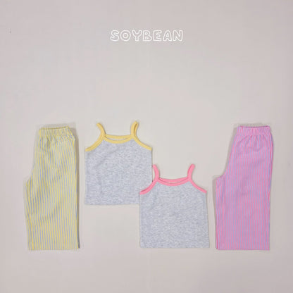 [PRE-ORDER] Travel Seersucker Top Bottom Set