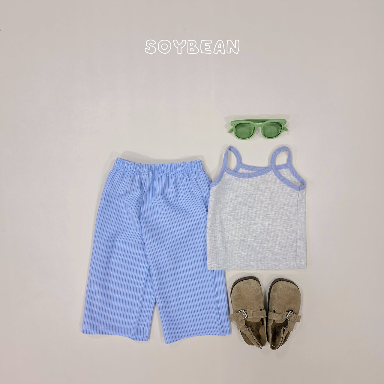 [PRE-ORDER] Travel Seersucker Top Bottom Set