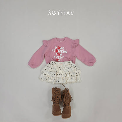 [PRE-ORDER] Flower Frill Sweatshirts