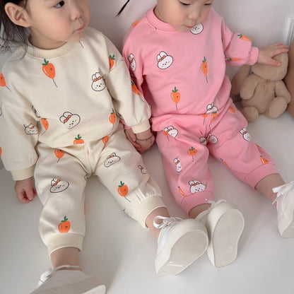 [PRE-ORDER] Carrot Balloon Top Bottom Set