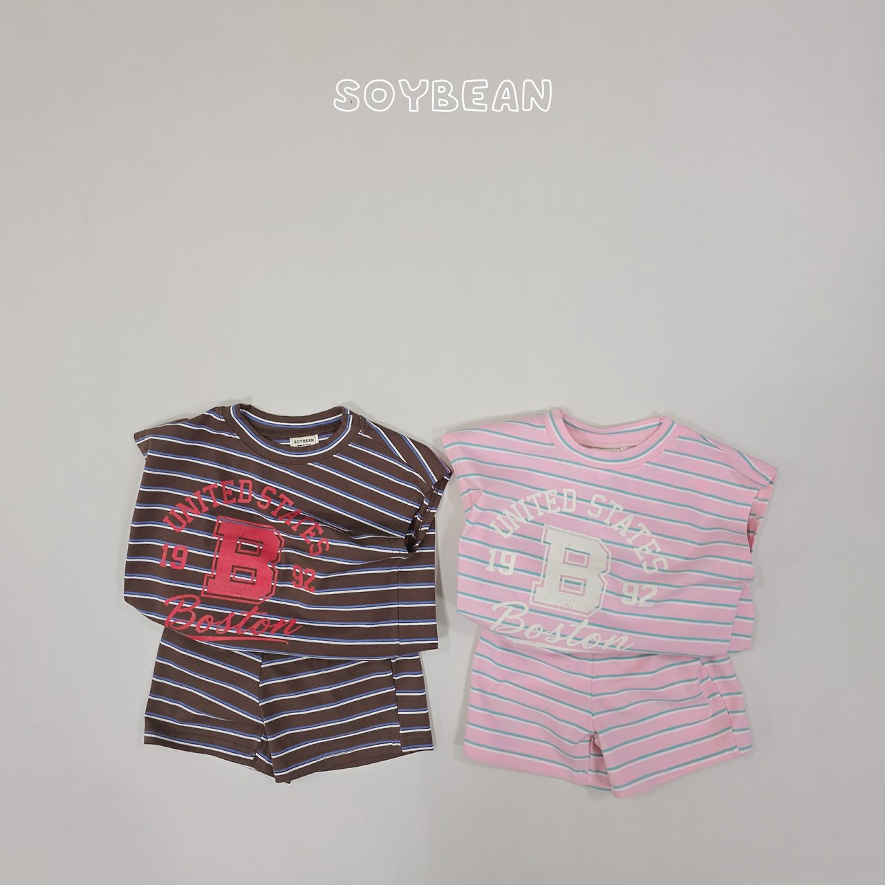 [PRE-ORDER] Boston Stripe Top Bottom Set
