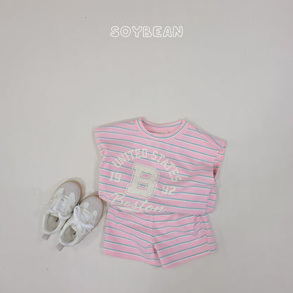 [PRE-ORDER] Boston Stripe Top Bottom Set