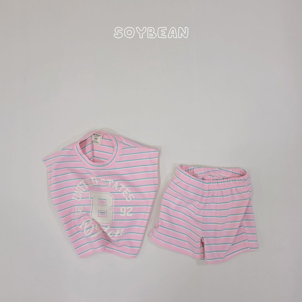 [PRE-ORDER] Boston Stripe Top Bottom Set