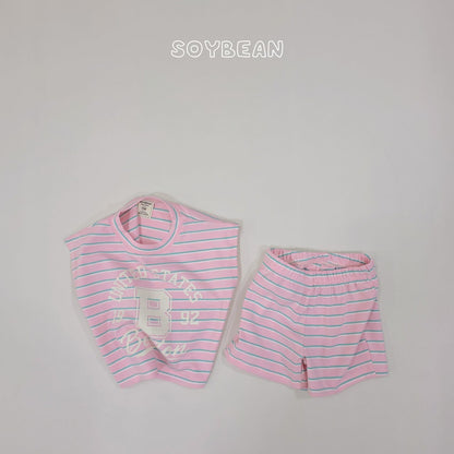 [PRE-ORDER] Boston Stripe Top Bottom Set