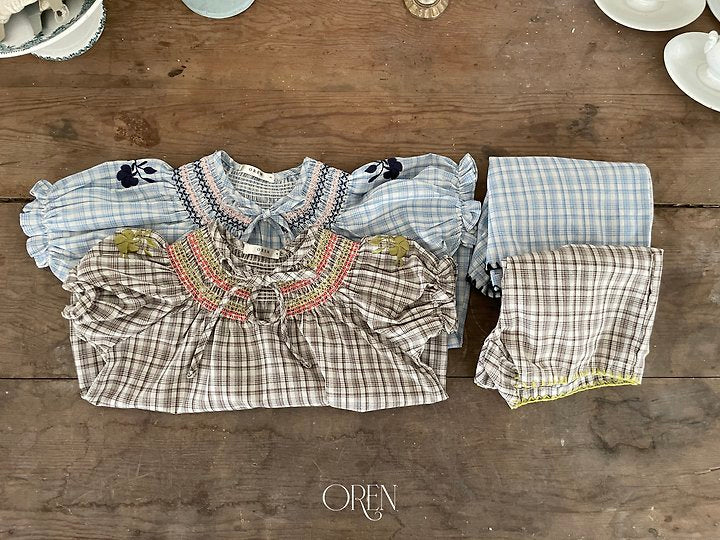 [PRE-ORDER] Marceau Embroidered Top Bottom Set