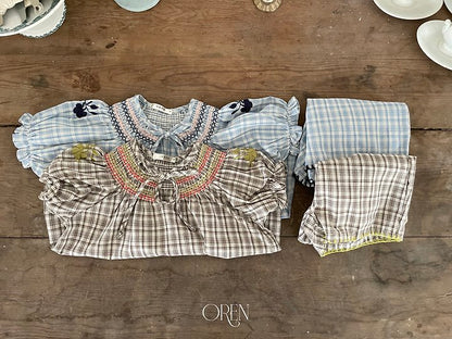 [PRE-ORDER] Marceau Embroidered Top Bottom Set