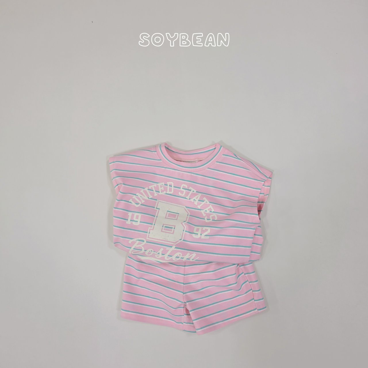 [PRE-ORDER] Boston Stripe Top Bottom Set