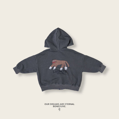 [PRE-ORDER] Leopard Hoodie Zip-Up Jacket