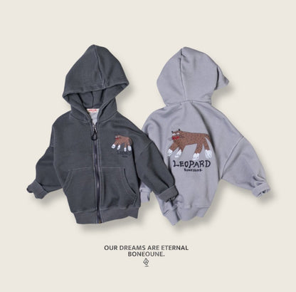[PRE-ORDER] Leopard Hoodie Zip-Up Jacket