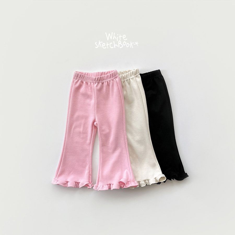 [PRE-ORDER] Frill Boot-Cut Pants