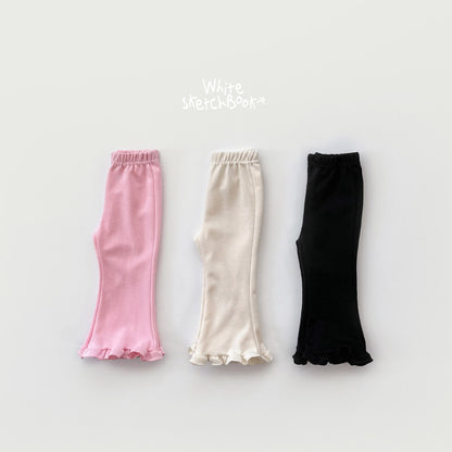 [PRE-ORDER] Frill Boot-Cut Pants