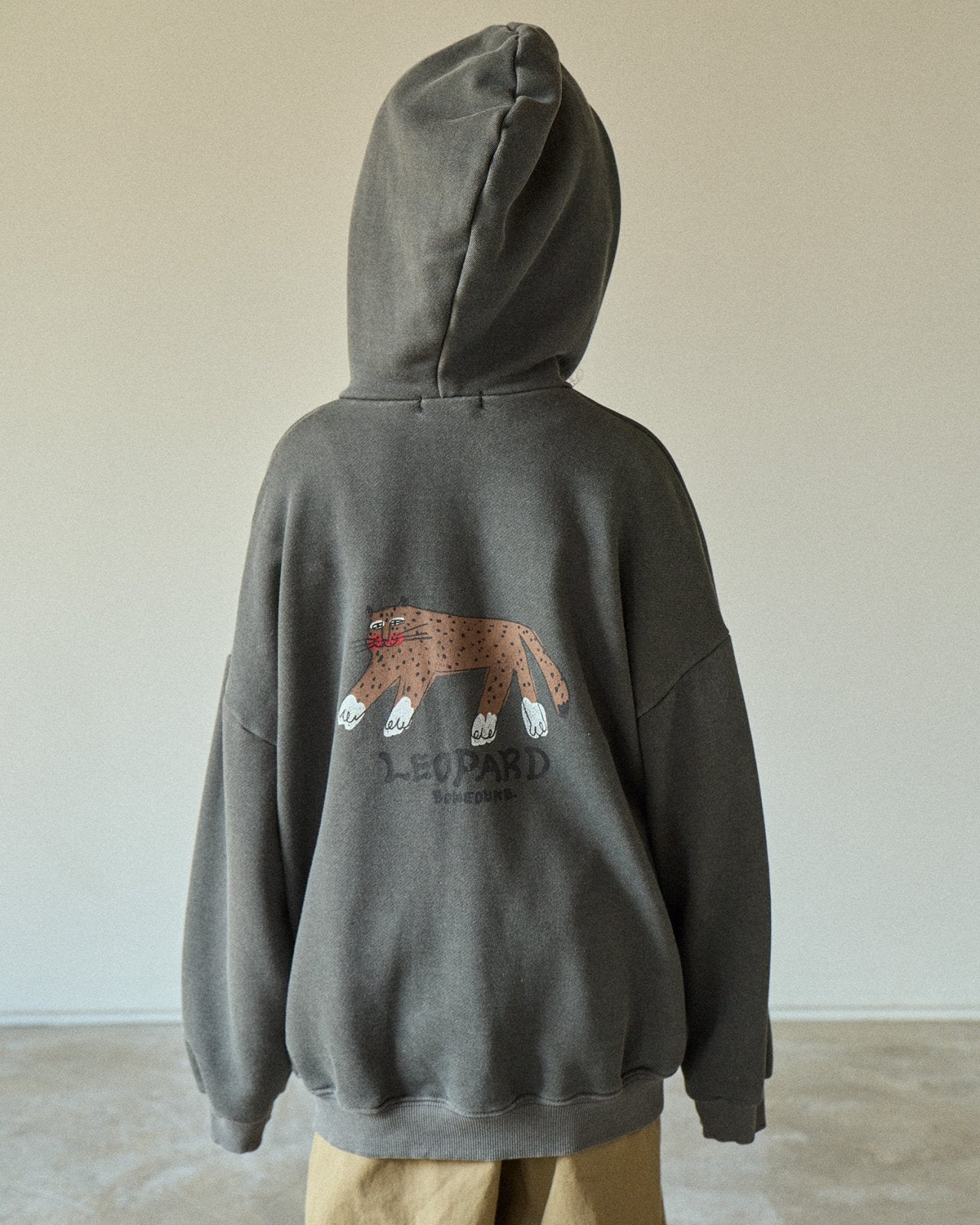 [PRE-ORDER] Leopard Hoodie Zip-Up Jacket