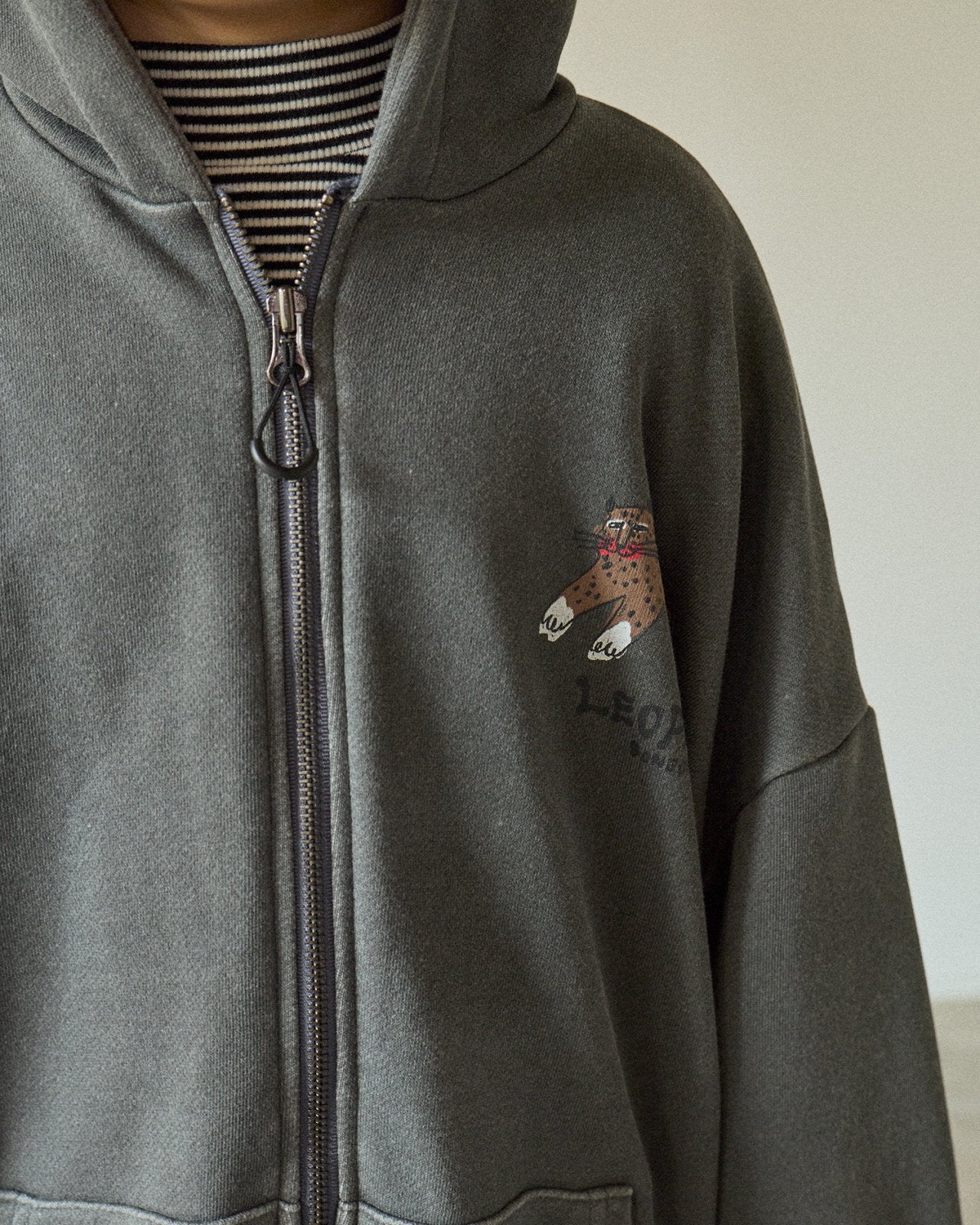 [PRE-ORDER] Leopard Hoodie Zip-Up Jacket