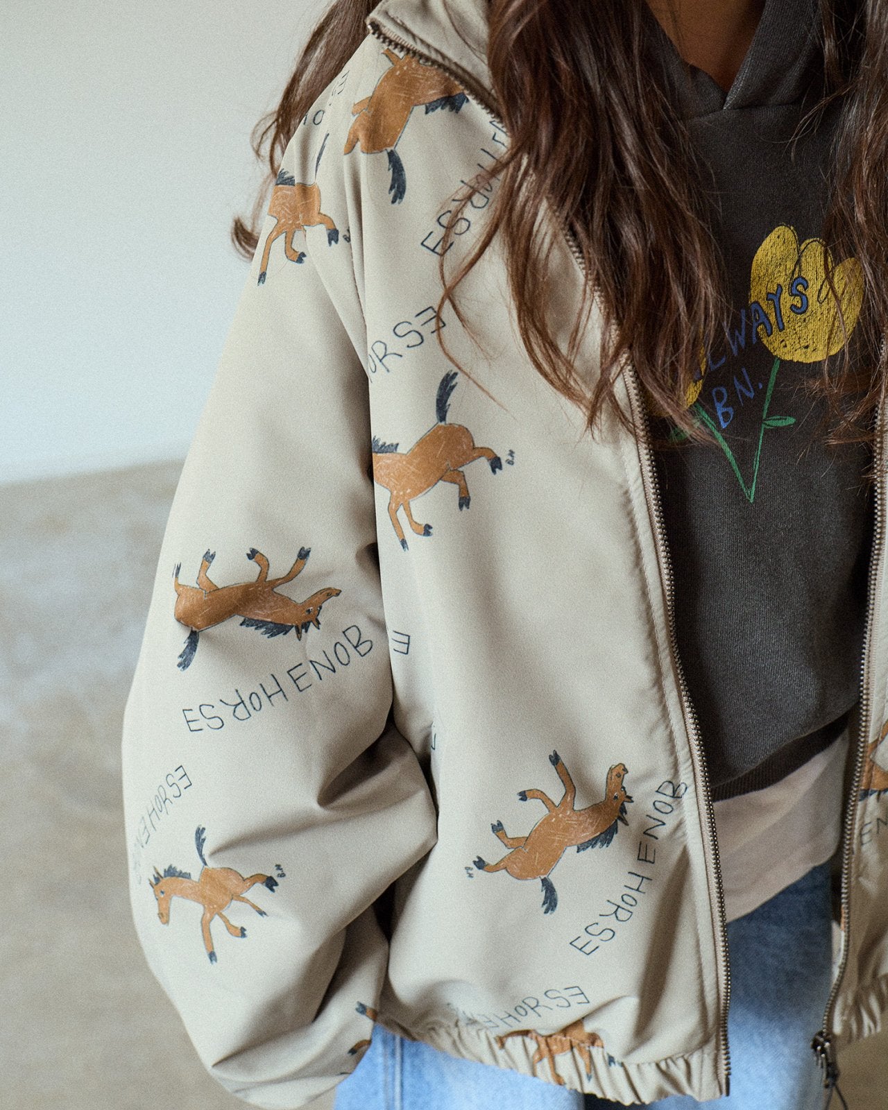 [PRE-ORDER] Autumn Horse Raglan Jacket
