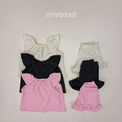[PRE-ORDER] Dot Wing Top Bottom Set
