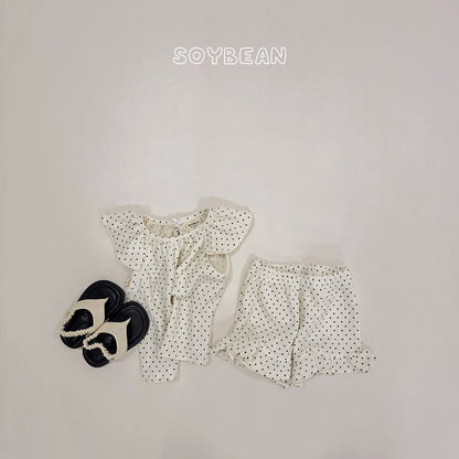 [PRE-ORDER] Dot Wing Top Bottom Set