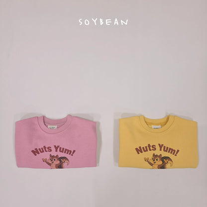 Nuts Sweatshirts [Pink/JM(8-9yr)]