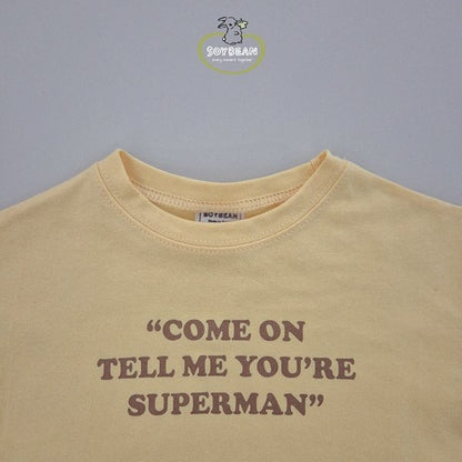 Superman Layered T-Shirts [Red/M(3-4yr)]