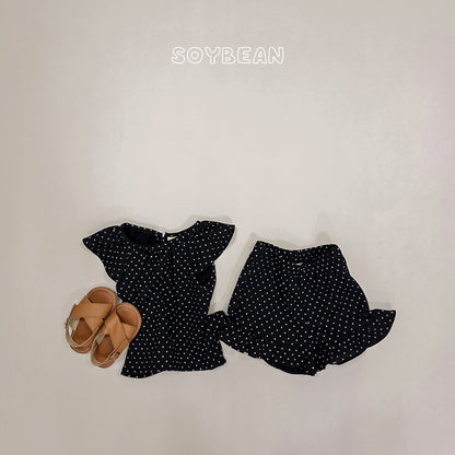 [PRE-ORDER] Dot Wing Top Bottom Set