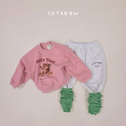 Nuts Sweatshirts [Pink/JM(8-9yr)]