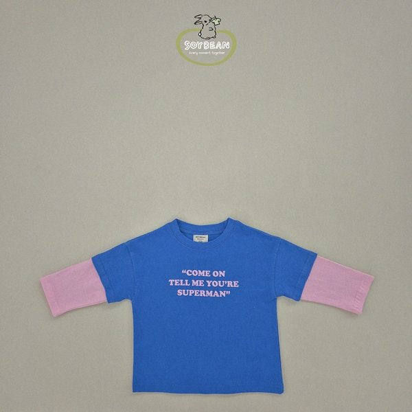 Superman Layered T-Shirts [Red/M(3-4yr)]