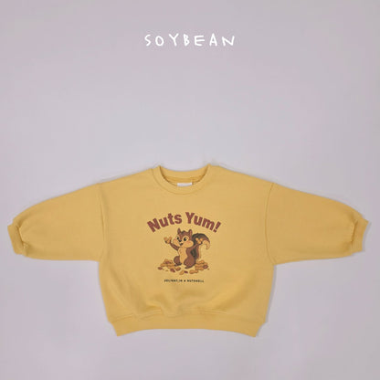 Nuts Sweatshirts [Pink/JM(8-9yr)]