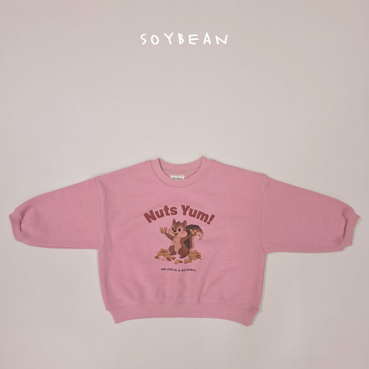 Nuts Sweatshirts [Pink/JM(8-9yr)]