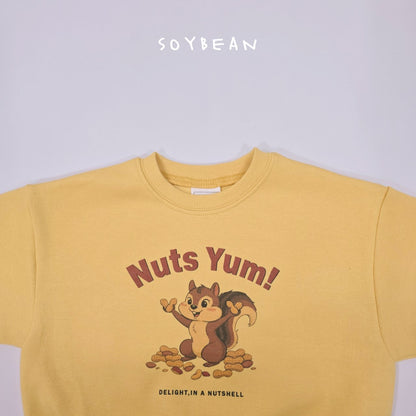 Nuts Sweatshirts [Pink/JM(8-9yr)]