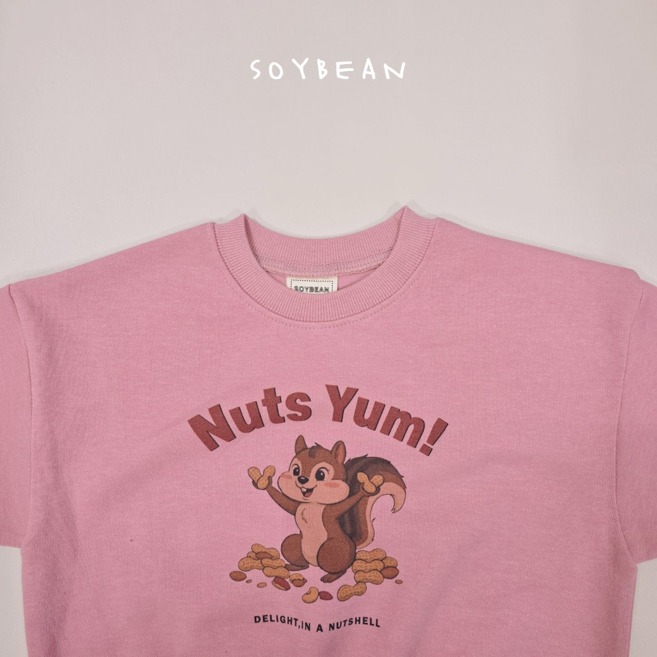Nuts Sweatshirts [Pink/JM(8-9yr)]