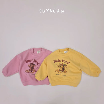 Nuts Sweatshirts [Pink/JM(8-9yr)]
