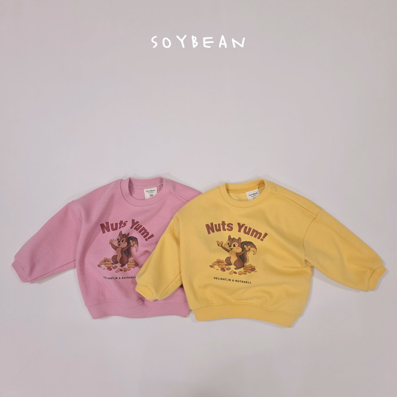 Nuts Sweatshirts [Pink/JM(8-9yr)]