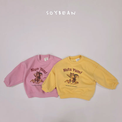 Nuts Sweatshirts [Pink/JM(8-9yr)]