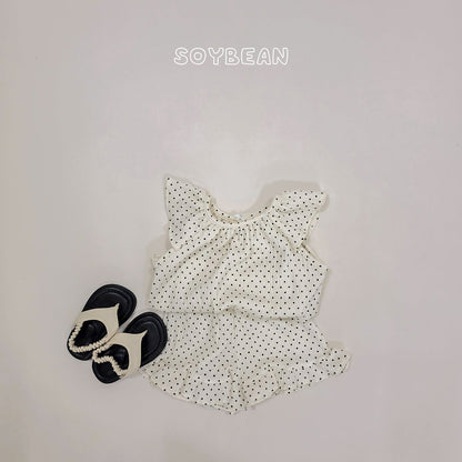 [PRE-ORDER] Dot Wing Top Bottom Set