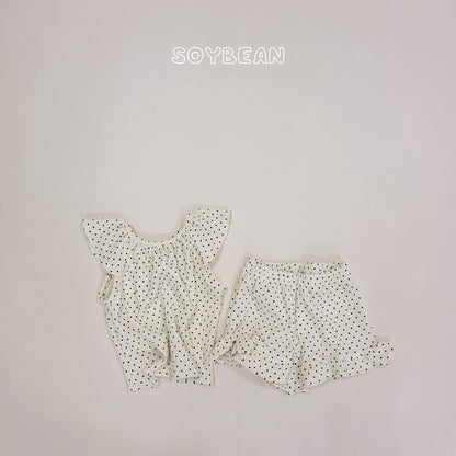 [PRE-ORDER] Dot Wing Top Bottom Set