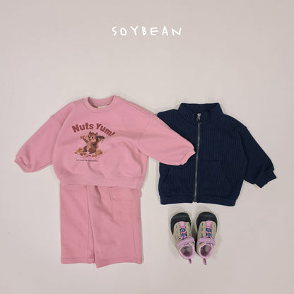 Nuts Sweatshirts [Pink/JM(8-9yr)]