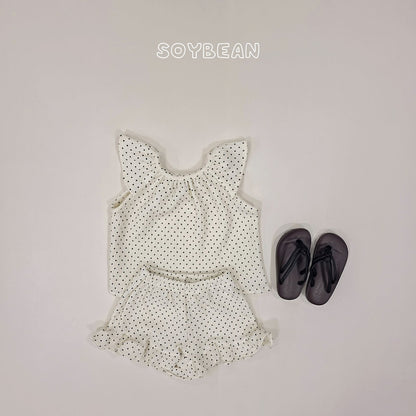 [PRE-ORDER] Dot Wing Top Bottom Set