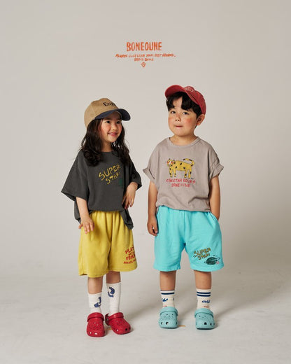 Red Cheek Cheetah T-Shirts [Cocoa/XS(1-2yr)]