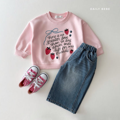 [PRE-ORDER] Strawberry Ribbon Sweatshirts
