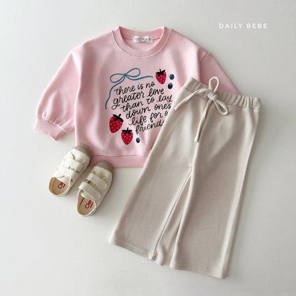 [PRE-ORDER] Strawberry Ribbon Sweatshirts