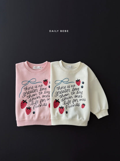 [PRE-ORDER] Strawberry Ribbon Sweatshirts