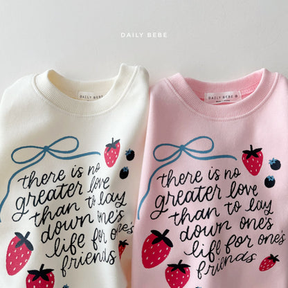[PRE-ORDER] Strawberry Ribbon Sweatshirts