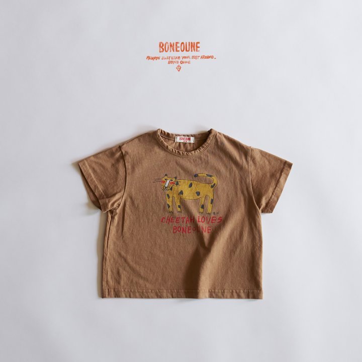 Red Cheek Cheetah T-Shirts [Cocoa/XS(1-2yr)]