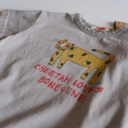 Red Cheek Cheetah T-Shirts [Cocoa/XS(1-2yr)]