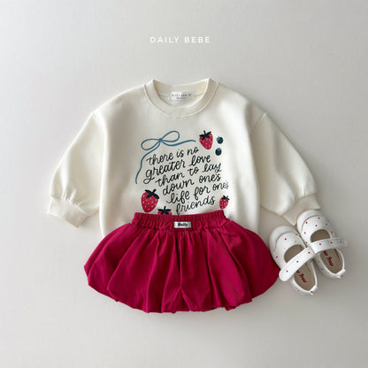 [PRE-ORDER] Strawberry Ribbon Sweatshirts