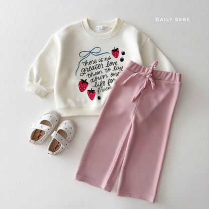 [PRE-ORDER] Strawberry Ribbon Sweatshirts