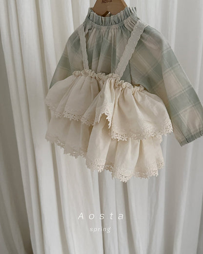 [PRE-ORDER] Le Check Blouse